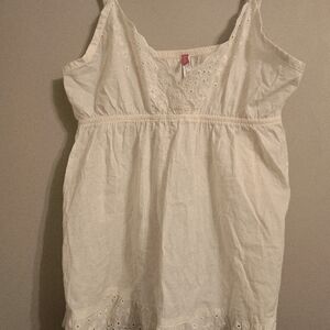 Blush Cream Lace Babydoll Top